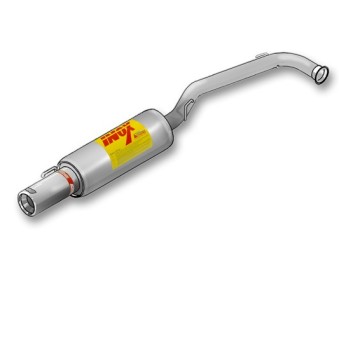 Silencieux inox Groupe N RC Racing Renault Clio Williams