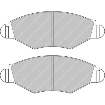 Plaquettes Ferodo Racing Peugeot 206 2.0 S16 - FCP1378