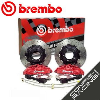 Kit gros frein Brembo Porsche 981.1 Boxster Spyder (PCCB Equipped) - Modèles entre 2016 et 2016 - Avant 6 pistons 380x32