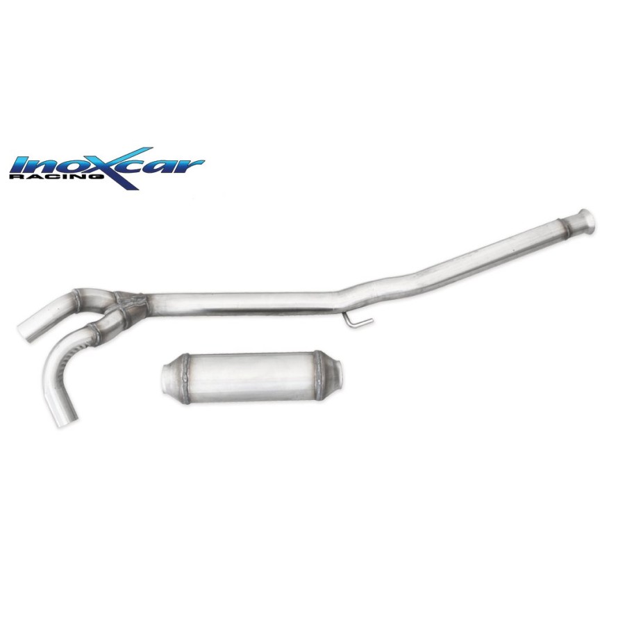 Tube Interm?diaire inox INOXCAR Renault Clio 2 RS 182cv (phase 3) - avec silencieux 