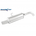 Silencieux Inox Inoxcar Renault Clio 2 RS (phase 2) - sortie 80mm 