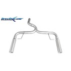 Sortie sans silencieux inox Inoxcar Renault Clio 3 RS 197cv (phase 1)