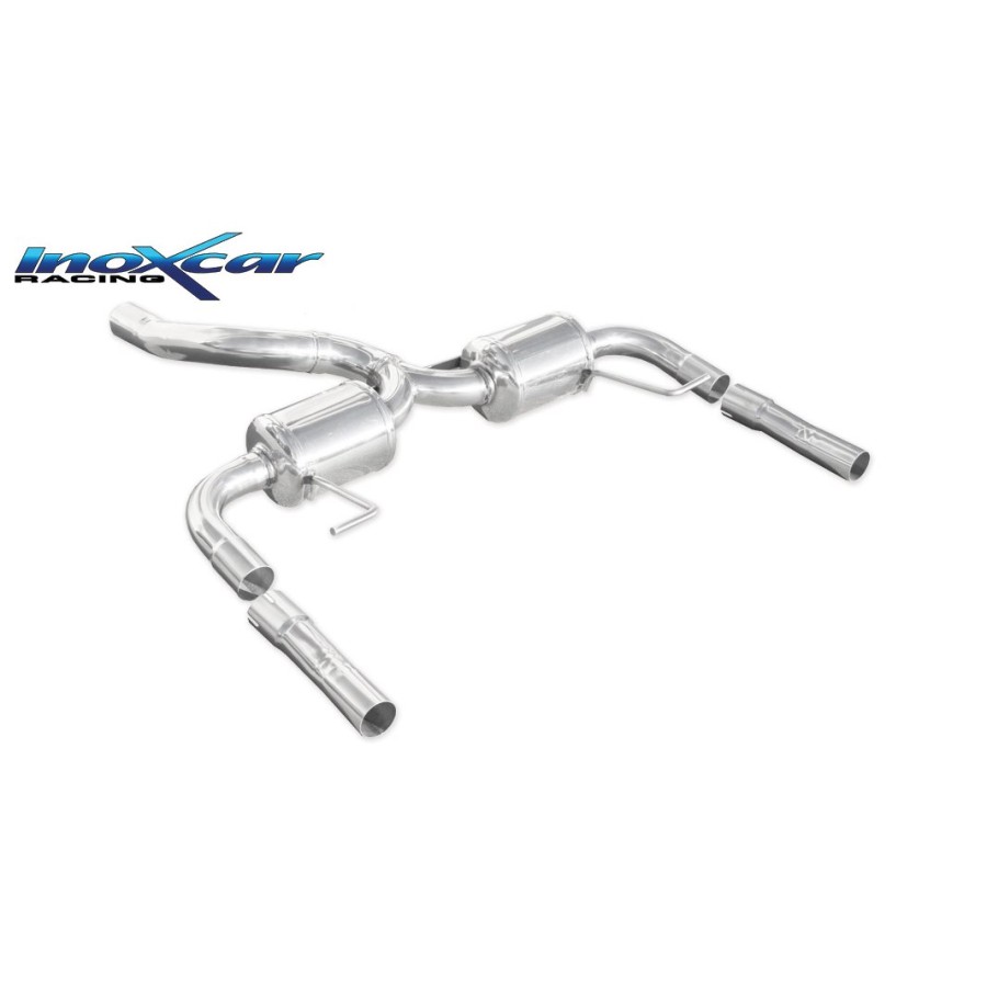 Silencieux Inox Inoxcar Renault Clio 3 RS 200cv (phase 2) - 2 silencieux 