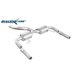 Silencieux Inox Inoxcar Renault Clio 3 RS 200cv (phase 2) - 2 silencieux 