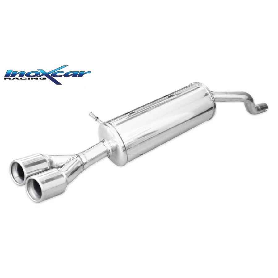 Silencieux inox Inoxcar Renault Clio 4 GT 1.2 120cv - double sortie 80mm 