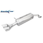 Silencieux inox Inoxcar Renault Clio 4 GT 1.2 120cv - double sortie 80mm X-RACE