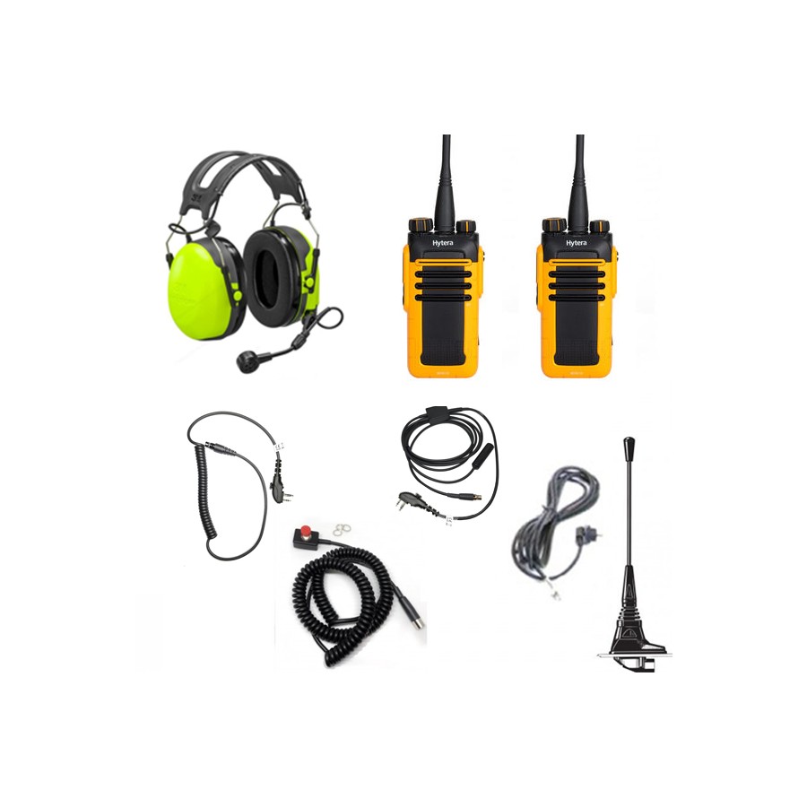 Kit radio HYT Race BD615 - Complet 