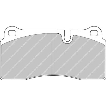 Plaquettes Ferodo DS Performance Nissan GTR R35
