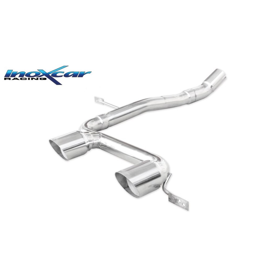 Sortie Inox Inoxcar Renault M?gane 2 RS Turbo (225cv) - double sortie 80mm 