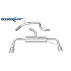 Catback Inoxcar Volkswagen Golf 6 GTi 2.0 TSi 210cv - sortie duplex 63.5mm