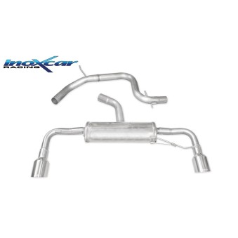 Catback Inoxcar Volkswagen Golf 6 GTi 2.0 TSi 210cv - sortie duplex 70mm 