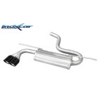 Silencieux Inox Inoxcar Volkswagen Golf 7 1.4 TSi 140-150cv - double sortie 80mm Black