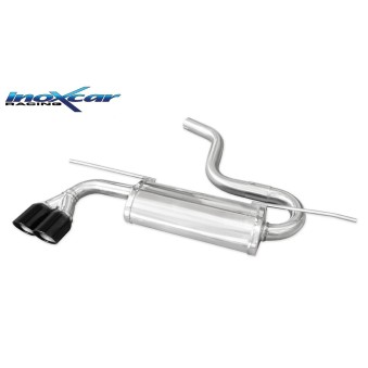 Silencieux Inox Inoxcar Volkswagen Golf 7 1.4 125cv - double sortie 80mm Black 