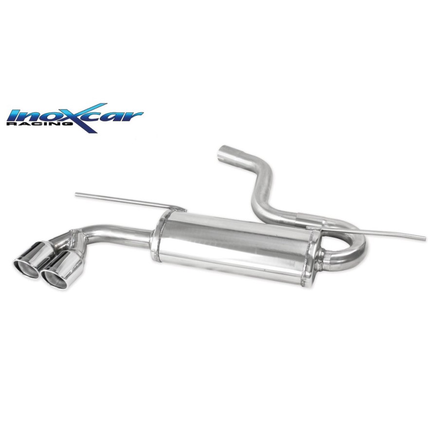 Silencieux Inox Inoxcar Volkswagen Golf 7 1.4 125cv - double sortie 80mm X-Race 