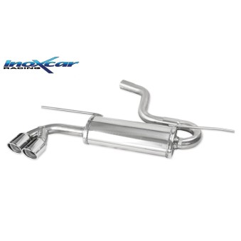 Silencieux Inox Inoxcar Volkswagen Golf 7 1.4 125cv - double sortie 80mm X-Race 