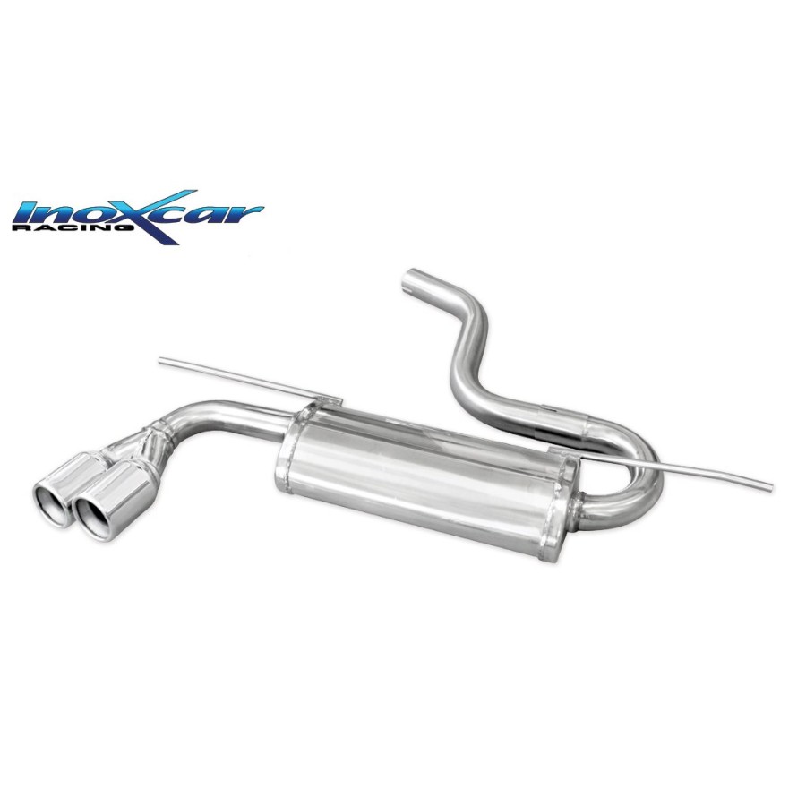 Silencieux Inox Inoxcar Volkswagen Golf 7 1.4 125cv - double sortie 80mm Racing 