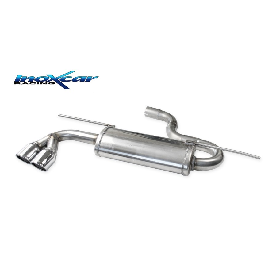 Silencieux Inox Inoxcar Volkswagen Golf 7 GTE 1.4 TSi 150cv - double sortie 80mm Racing 