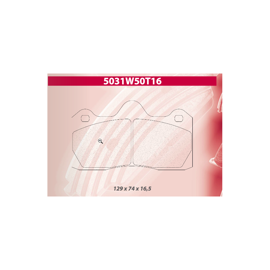 Plaquettes CARBONE LORRAINE - 5031W50T16