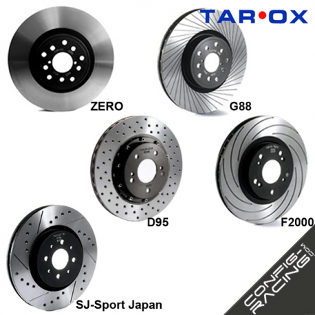 Disques de frein TAROX AUDI A4 (B8) 1.8 TFSI 88/118/125kw PR Code 1LT/1LY . Mod?les ? partir de 2007.  