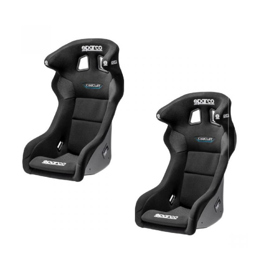 Baquet Sparco FIA Circuit QRT - Pack de 2 