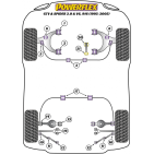 Silent blocs Powerflex Alfa Romeo GTV et Spider 2.0 et V6, 916 (1995-2005)