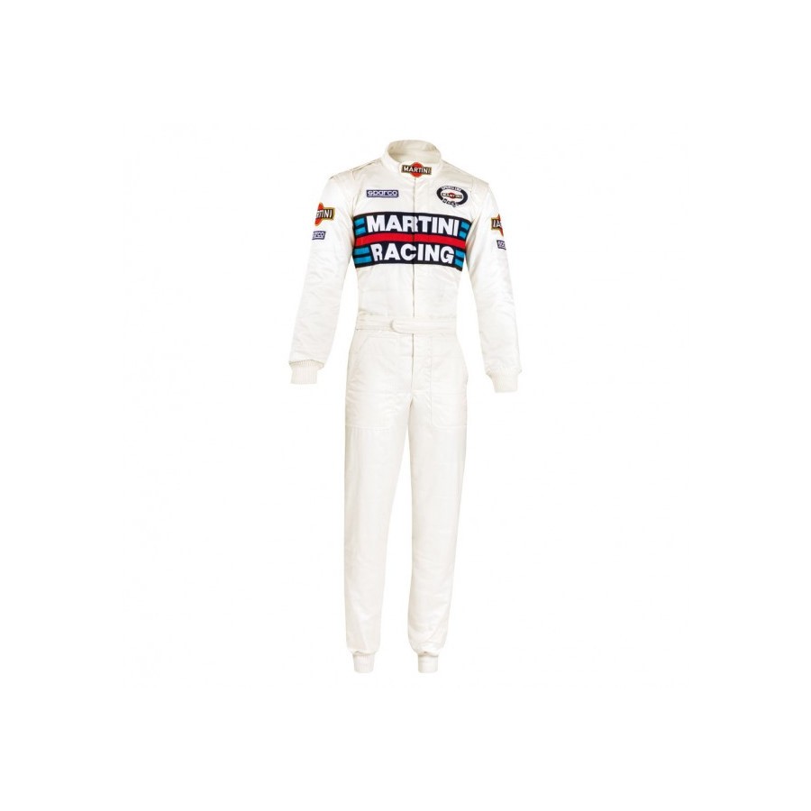 Combinaison SPARCO FIA Martini Racing Replica - Blanc 