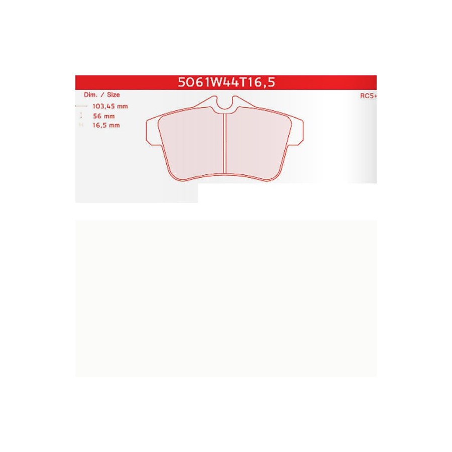 Plaquettes CARBONE LORRAINE Peugeot RCZ Cup