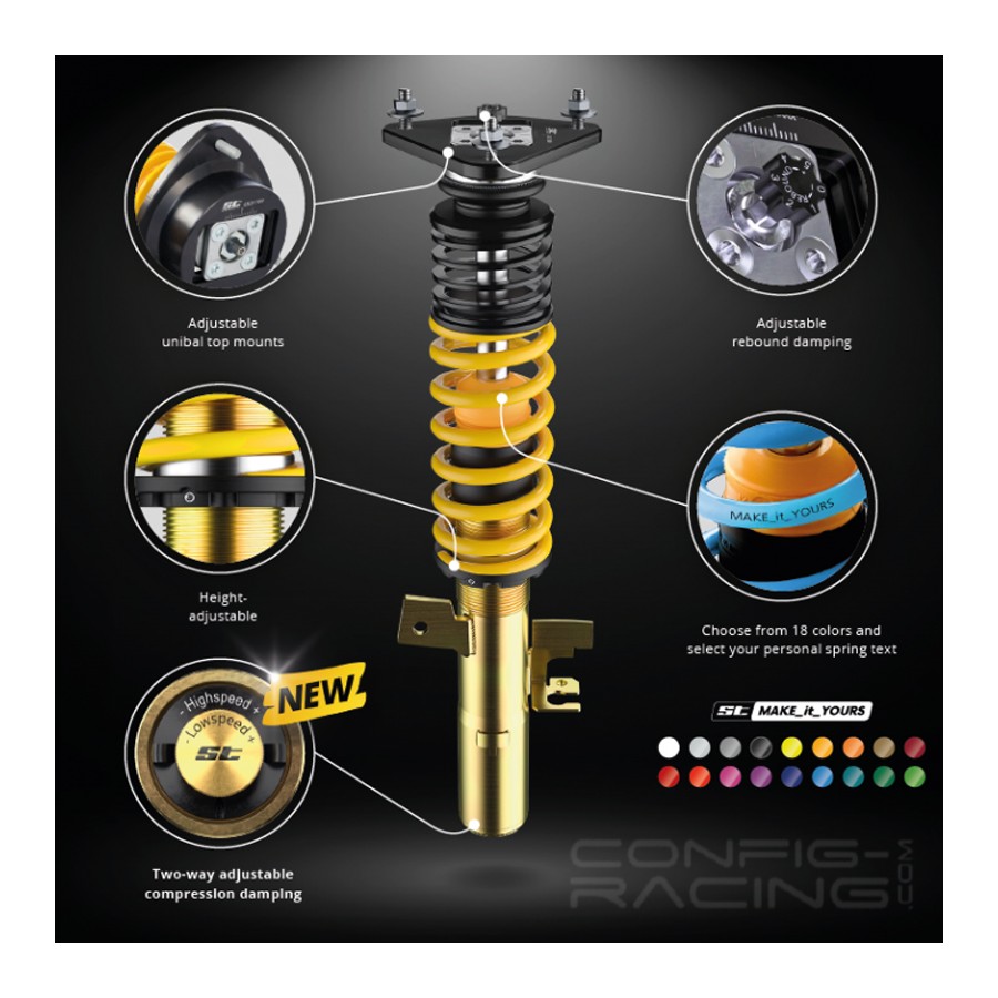 Combin?s filet?s ST Suspension XTA BMW M3 E92 - sans EDC 