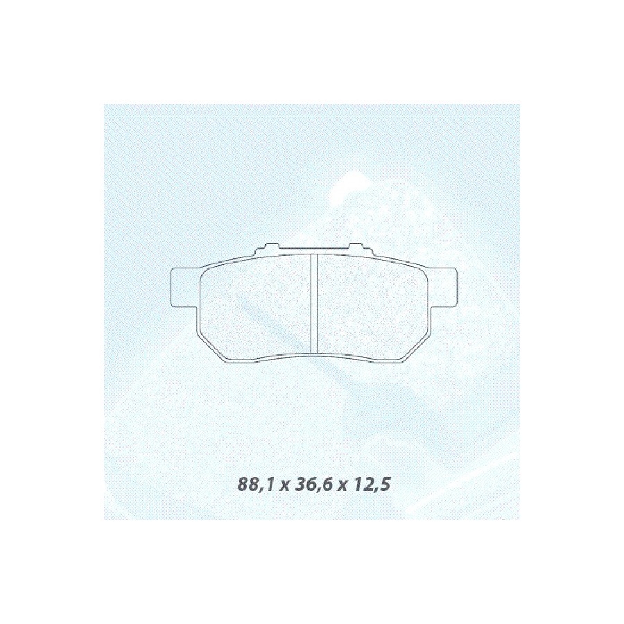 Plaquettes CARBONE LORRAINE Honda Civic VII 1.6 16V (EK4)