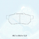 Plaquettes CARBONE LORRAINE Honda Civic VII 1.6 16V (EK4)