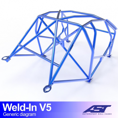 Arceau AST FIA HYUNDAI I30 (PDE/PDEN) 5 portes Fastback à souder V5