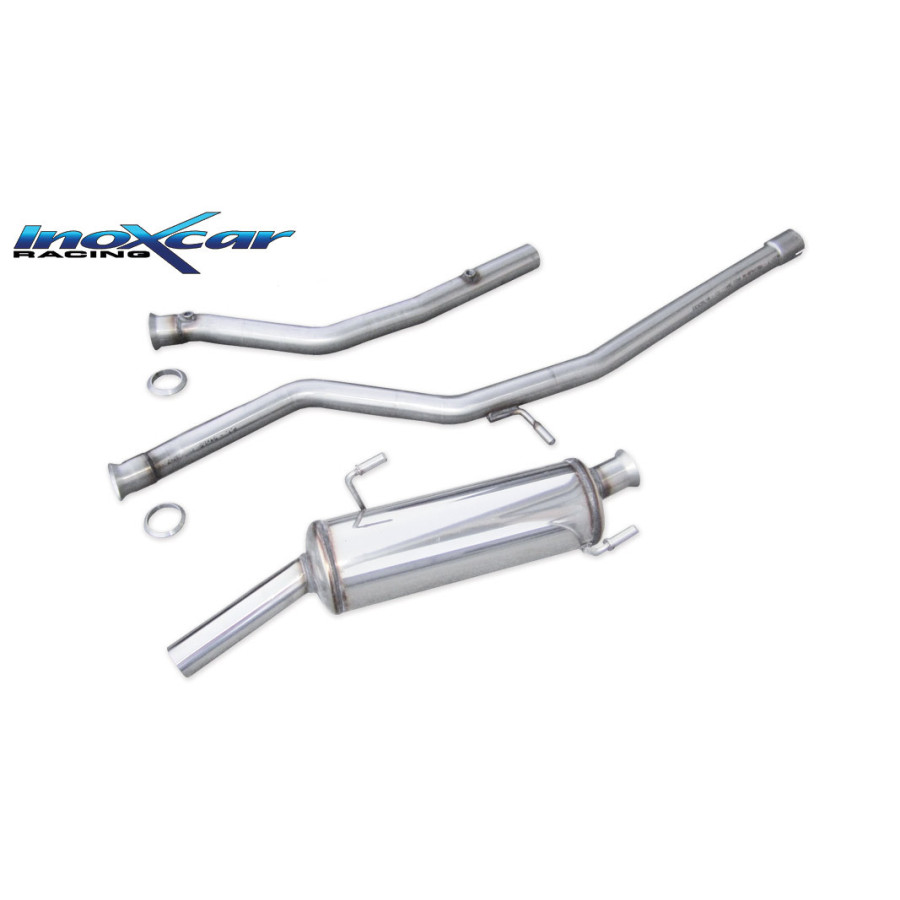 Ligne Echappement Groupe N inox Inoxcar Peugeot 206 GTI 2.0 16V (136cv) 1999-2004