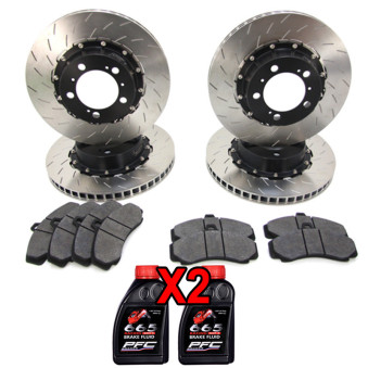 Kit de Remplacement Avant/Arrière PFC Brakes pour Porsche 991 GT3 et Cayman GT4 (disques PCCB d'origine avec plaquettes PFC11) 