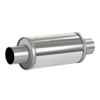 Silencieux intermédiaire inox Rond