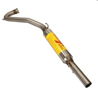  Silencieux inox Groupe N RC RACING | Renault Clio 1 RSI