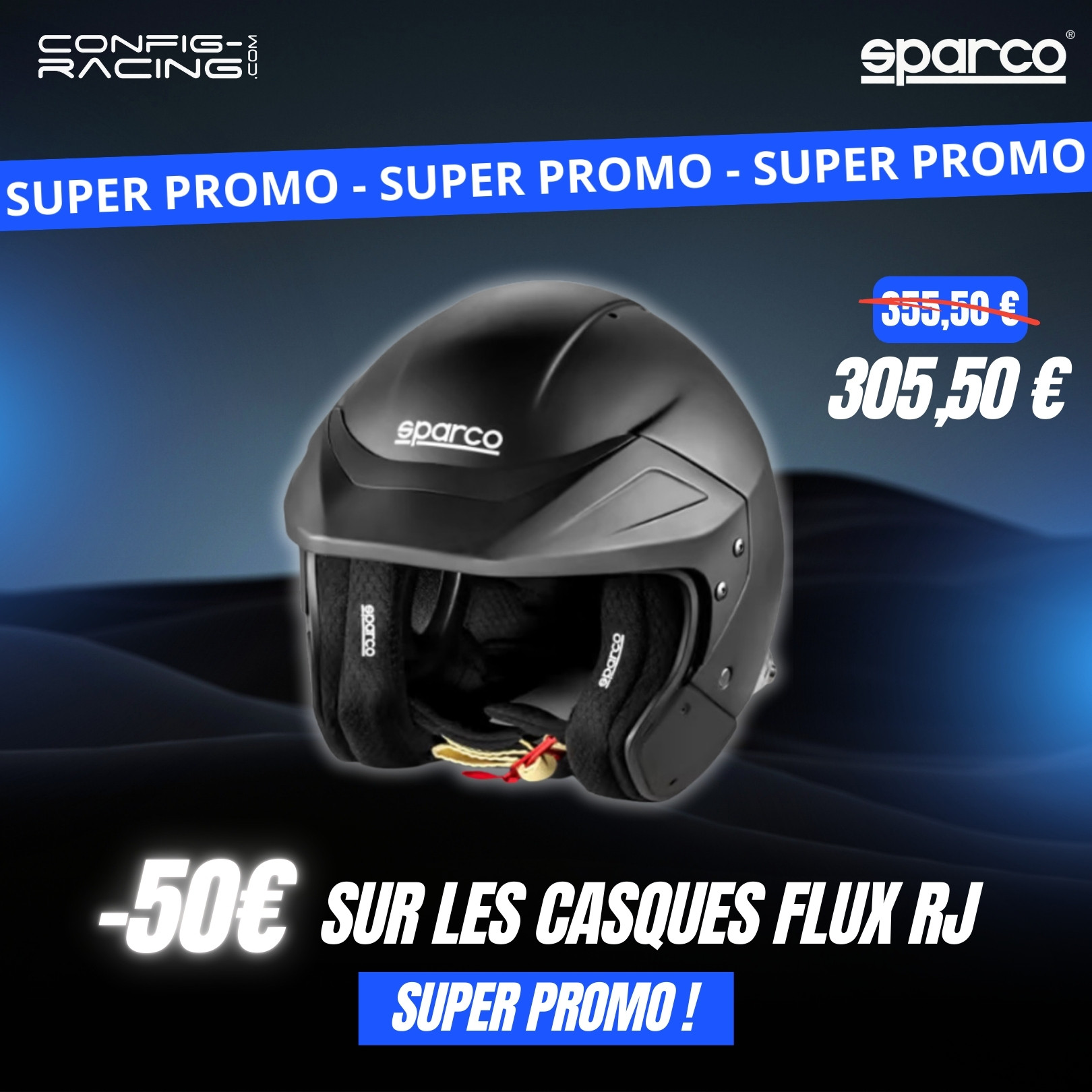 Casque Sparco Flux noir